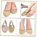 3 Pairs Invisible Half Palm Toe Sleeve Foot Socks - Dance Toe Pad Metatarsal Protectors - Buy Online on GoSupps.com
