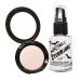 MANIC PANIC Coffin Dust Translucent Setting Powder Bundle with White Liquid Foundation