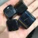4pcs Natural Stones and Crystals Blue Obsidian Quartz Polished Square Tumbled Stone Specimen for Decoration Full of Texture - Buy Online on GoSupps.com