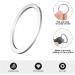 60PCS Flat Keychain Rings Bulk Assortment - Home & Car Key Keyrings Set (Silver) - 4 Sizes: 0.98INCH, 1.10INCH, 1.25INCH, 1.37INCH - Buy Online on GoSupps.com