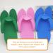 LALAFINA 48 Pairs Disposable Pedicure Slippers - Colorful Anti-Eva Foam Slippers for Women Salon Pedicure and Spa Guests - Buy Online on GoSupps.com