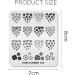 KADS Flower Nail Art Stamping Plate - DIY Manicure Template & Stencil Tools | International Shipping - Buy Online on GoSupps.com