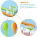 Frcolor 4-Piece Carrot Shaped Children's Toothbrush Set - Soft Contoured Bristles for Toddlers | Cute & Effective Oral Care - Buy Online on GoSupps.com