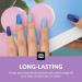 LAGUNAMOON Gel Nail Polish Set for DIY and Professional Use Soak-off Gel Polish Kit of 24 Colours with Base and Top Coat Primer Dryer Peel Off Tape Glitter Powders - Rainbow Colors Matte + Shiny Rainbow Spectrum - Matte / Gloss - Buy Online on GoSupps.com