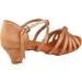 Soft Comfortable Latin Dance Shoes for Kids & Girls - 4 cm Heel Light Brown Size 30 EU | Fashionable & Durable - Buy Online on GoSupps.com