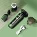 Tovmekdjn Electric Shaver LCD Digital Display Three- Floating Rechargeable Smart Waterproof Shaver Type-C Charge Silver - Buy Online on GoSupps.com