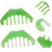 Beavorty 4-Piece Massage Comb Set - Jade Scratching Tools for Enhanced Circulation & Relaxation - Buy Online on GoSupps.com