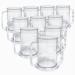 Wide floor two handles drinking cups with anti -spray lid - 10 pieces |Adult drinking aid cups older people Small opening drinking lid double handle dementia arthritis weak grip 10-pack splash protective lid