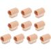 10pcs Fiber Toe Separators & Dividers for Overlapping Toes - Comfortable Gel Relief, Easy to Use - Buy Online on GoSupps.com