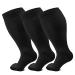 3 Pirs Copper Compression Socks for Men & Women (20-30 mmHg) Best Graduated Athletic Fit for Running Nurses Flight Travel & Maternity Pregnancy - Boost Stamina Circulation & Recovery 4XL