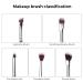 5-Piece Anime Magic Wand Makeup Brush Set - Metal Grip Silver - Foundation Blush Eyeshadow & Concealer - Perfect Gift for Girls & Women - Buy Online on GoSupps.com
