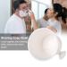 Portable White Plastic Shaving Soap Bowl - Perfect for Men's Daily Hot Shaving at Home | International Shipping - Buy Online on GoSupps.com