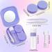 Yamitora 4 Portable Contact Lens Containers - Travel & Home Storage Case with Mirror - Perfect for Contact Lenses - Buy Online on GoSupps.com