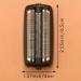 Hatem 2pcs Hair Cutting Blades for RSCX-9008 Razor Shaver | Men s Replacement Shaving Head - International Shipping Available - Buy Online on GoSupps.com