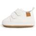 MK Matt Keely Baby Girl First Walking Shoes - Anti-Slip Soft PU Leather Sneakers (Infant Toddler 6-12 Months) - White Style2 - Buy Online on GoSupps.com