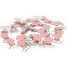 30 Pieces Pink Pacifier Clips & Suspender Clips - 25mm Wide for DIY Projects | International Shipping Available - Buy Online on GoSupps.com