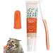 Dog Toothbrush Kit - Cat Toothpaste and Finger Brush - Pet Care Finger Toothbrush Dog Cat Pet Oral Cleaning Tool Vanilla/Beef Flavors Xinhuan A: Vanilla Flavor - Buy Online on GoSupps.com