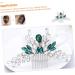 Beatifufu Bridal Comb Green Hair Accessories Hair Side Comb Bride Hair Insert Comb Bride Rhinestone Hair Comb Bride Hair Comb Bridal Hair Accessories Wedding Hair Comb - Buy Online on GoSupps.com
