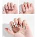 Nails Fiberglass for Quick Nail Art Extension False Nails Tips Forms Salon Tool Equipment 5.5 CM White Set of 20 - Buy Online on GoSupps.com