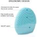 Mini Silicone Facial Cleansing Brush - FEITA Waterproof Silicon Face Cleaner and Electric Masager System for All Skin Types (Blue) - Buy Online on GoSupps.com