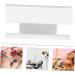 POPETPOP Eyelash tweezer Holder Tweezers Holder Organizer Tweezers Stand Holder Tweezer Display Stand Tweezers Display Holder Make up kit Acrylic Tweezers Holder Extender Pearlescent White 17x8cm White - Buy Online on GoSupps.com