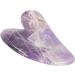 Verdant Touch Heart-Shaped Scraping Board | Amethyst Gua Sha Massage Tool for Face Shoulder Leg Belly Back - International Shipping Available - Buy Online on GoSupps.com