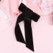 Minkissy Satin Ribbon Hair Bow Big Hair Bows Bowknot Hair Scrunchies Hair Barrettes Collection for Women Girls (Black) Women's Fashion Scarves - Buy Online on GoSupps.com