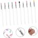 Beatifufu 10pcs Eye Shadow Brush Eye Blending Brush Eye Smudge Brush Facial Scrubber Mermaid Charms - Buy Online on GoSupps.com