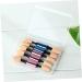 KALLORY 10pcs Makeup Brush Blending Brush Eye Shadow Applicator Eye Shadow Brush Miss Mix Eye Shadow Stick - Buy Online on GoSupps.com