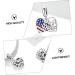NUOBESTY 1pc Love Flag Pendant Flags Wrist Chain Accessory Heart American Flag Bracelet S925 United States - Buy Online on GoSupps.com