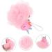 Hemoton 2pcs Unicorn Bath Ball Sponges - Exfoliating Spa Loofah for Kids & Adults - Pink Body Puff Shower Pouf for Dead Skin Cleansing - Buy Online on GoSupps.com