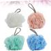 Healeved 4pcs Bathroom Accessories - Body Scrubber Loofah & Shower Sponge Set for Men & Women | Foam Bath Sponges for Clean & Refreshing Showers - Buy Online on GoSupps.com
