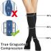 Shop Ailaka Compression Stockings for Men & Women - Knee High 20-30 mmHg Black Medium for Varicose Vein Relief - Buy Online on GoSupps.com