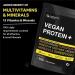 Carba.Mide Forte Plant Protein Powder - Vegan Pea Protein with Multivitamins Minerals Superfoods & Digestive Enzymes - Alphonso Mango - 500g - International Shipping Available - Buy Online on GoSupps.com