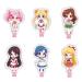 Kerr's Choice Cute Moon Hair Clips 6 pcs Animie Moon Hair Accessories Kawaii Hair Clips for Girls Women