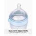 HOFISH Silicone Baby Bottle - Anti-Colic, Natural Feel, Easy to Clean - Blue 5 Ounce (0-6m) - 1 Count - Buy Online on GoSupps.com