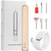 Goowafur Electric Nail Drill Kit | Electric Polishing Set with Nail Drill - Compact Portable Design Nail Drill Kit Hand Foot Care Tool for Acrylic Gel Nails Home Salon Use Khaki English Version - Buy Online on GoSupps.com