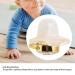 Heart Shape Baby Pacifier with Shiny Rhinestones | Soft & Light for Newborn Girls (Gold) - International Shipping Available - Buy Online on GoSupps.com