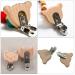 Wooden Animal Pacifier Clip Set - 4 Pieces for Babies | Eco-Friendly Schnuller Clips & Nuckel Clips - Buy Online on GoSupps.com