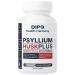 DIPO Psyllium Husk Plus Advanced Fiber & Digestive Balance Formula with Aloe Ginger Chlorella & Prebiotic Inulin Non-GMO Vegan & Gluten-Free - 60 Capsules