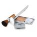 Honeybee Gardens Refillable Foundation Powder Compact with Puff - Natural Makeup for Flawless Skin - Buy Online on GoSupps.com
