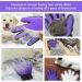 Cat Gloves & Brushes for Feline Care | Silicone Washing Glove for Cats & Dogs - Purple & Violet - Buy Online on GoSupps.com