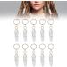 Dreadlocks Hair Rings Hair Rings Hair Accessory Alloy Braid Accessories Hair Ring Winding Ferrules Jewelry Hair Pendants for Women (XK-2) - Buy Online on GoSupps.com