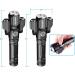 Caferria 1000 Lumens LED Tactical Flashlight | Rechargeable Handheld Torch for Outdoor Activities | Waterproof, Zoomable, 4 Modes - Buy Online on GoSupps.com