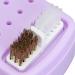 30 Deep Holes Dust Proof Organizer with Sturdy Base & Cleaning Brush Portable Nail Drill Bits Holder for On The Go Use (Purple) - Buy Online on GoSupps.com