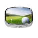Golf Sport Printed Square Pill Box Portable Travelling Pill Box Medicine Organiser