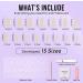 Glazed Donut Chrome Hailey Bieber Trend Press On Nails | Handmade Almond Shape 30-Piece Nail Kit - Buy Online on GoSupps.com