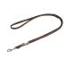 Mystique Rubberized Leash 20mm Standard Carabiner brown 2m 2m brown