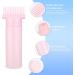 Root Comb Applicator Bottle 6oz | Hair Dye & Scalp Treatment Brush with Graduated Scale - Pink - Buy Online on GoSupps.com