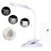 Magnifying Glass with Light and Stand, Table & Desk LED Magnifier with Light 5X 10X, USB Magnifying Glass Lamp for Close Work, Reading, Hobbies, Repair, Painting, Sewing